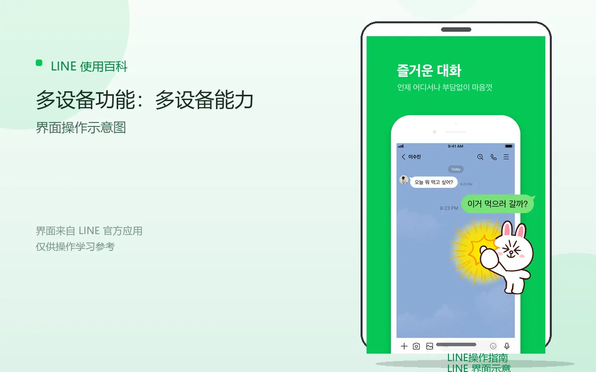 多设备功能：多设备能力界面示意图