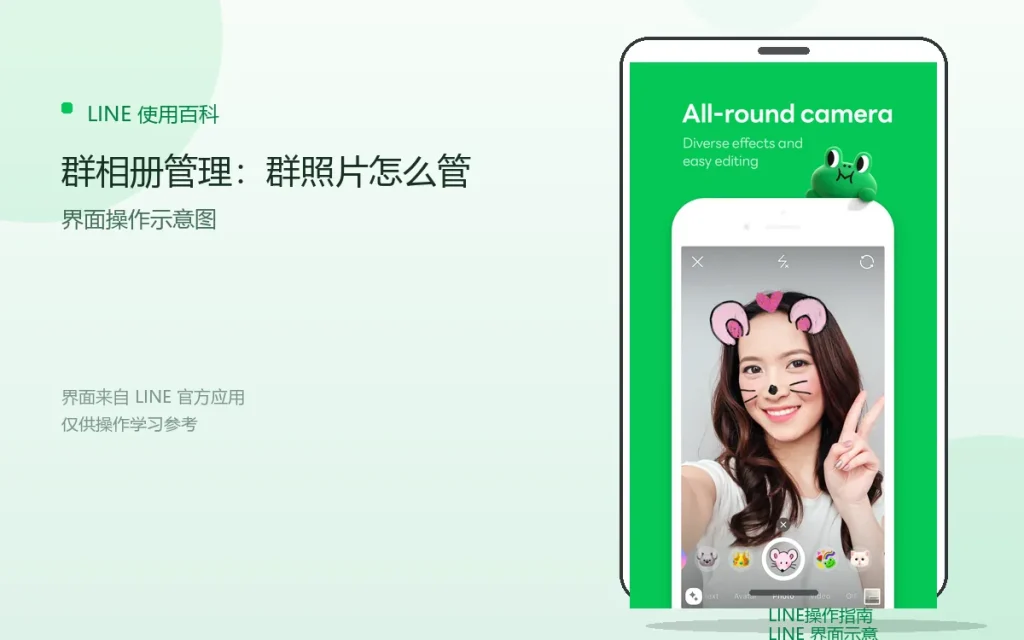 LINE群相册管理：群照片怎么管配图