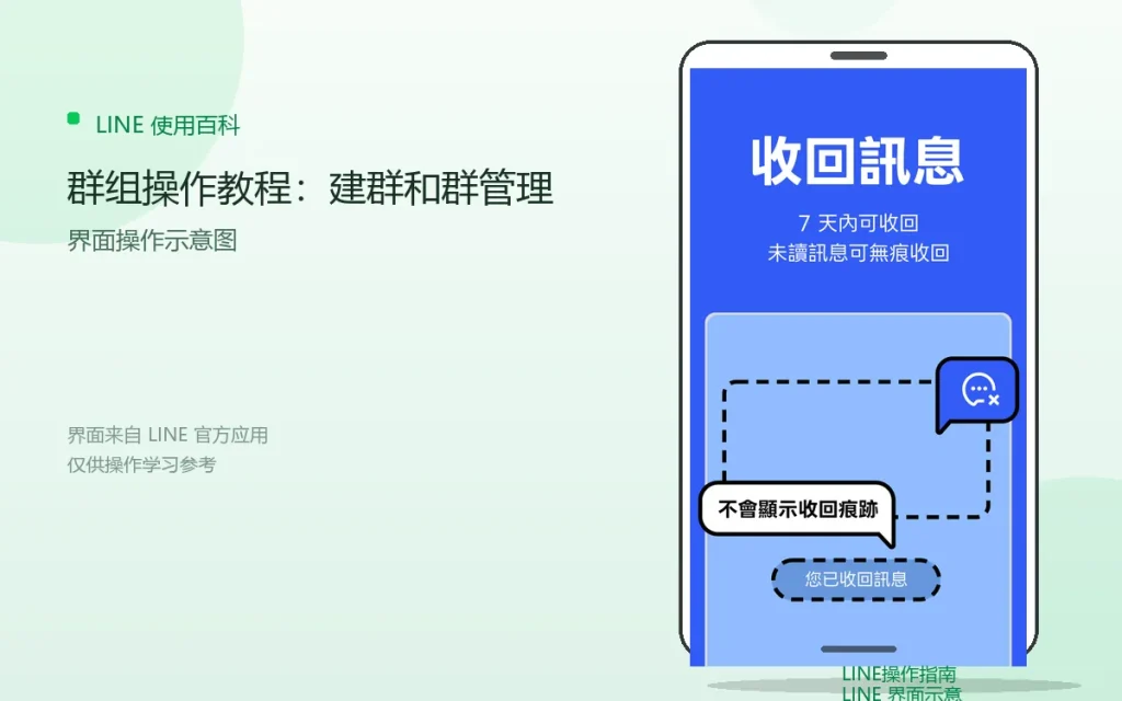 LINE群组操作教程：建群和群管理配图